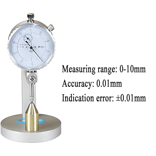 Medidor de grosor de lentes, calibrador mecánico para espesor central de lentes de 0-10 mm, precisión 0,01 mm, para ópticas y reparación de gafas miniatura 2