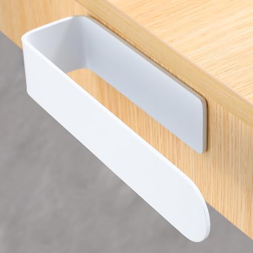 YIGII White Hand Towel Holder Self Adhesive Towel Rail, Stainless