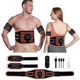 PONATO Electronic Muscle Stimulator, Abdominal Muscles Strengthen for Men and Women
