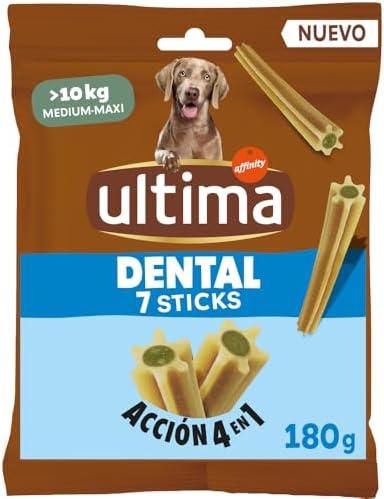 Ultima Snacks para Perros Medianos y Grandes Dental Sticks 13 x 180g