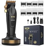 GTS PRO Hair Clippers for Men, Beard Trimmer Hair Clippers for Men, Professional Hair T-Blade Trimmer Cordless Rechargeable Edgers Clippers Electric Beard Shaver