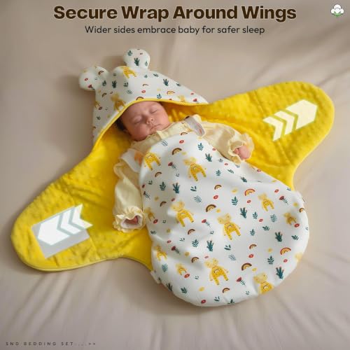 Image of StarAndDaisy Swaddle for New Born Baby, Baby Sleeping Bag, Swaddle Cloth Or Muslin Swaddle Wrap for New Born Baby 0-9 Months, (Boys & Girls)