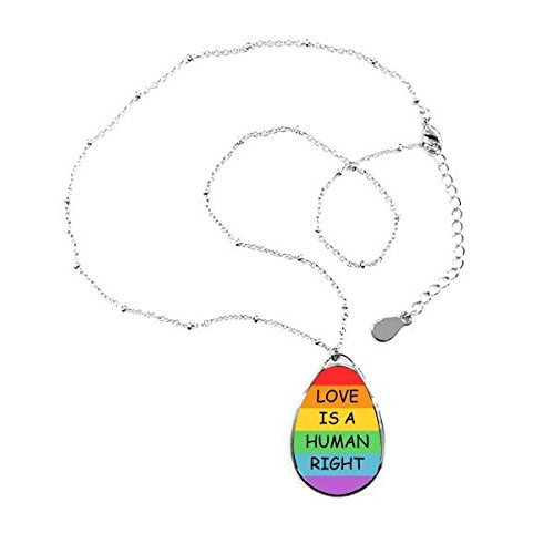 Collier Amour de Soutien arc-en-ciel, le symbole d'un amour universel et tolérant