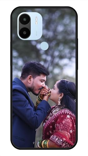 Image of NDCOM for Customised Poco C51 Mobile Cover | Poco C50 Back Cover | Redmi A1 Plus Cover | Redmi A2 Plus Cover | DIY Personalised Photo Design | Customized Gift Custom Text Name Printed Metal Case