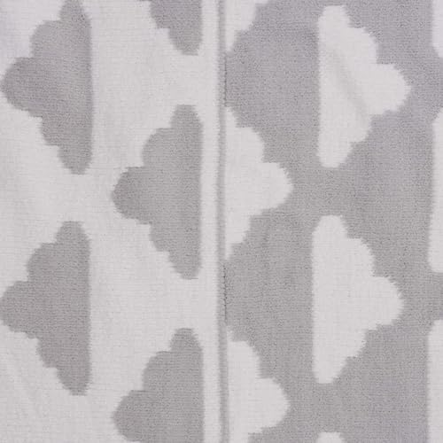 Image of Chenille Baby Blanket for Boys & Girls, Soft Plush Toddler Blanket, 40x30 Inches (Grey Clouds)