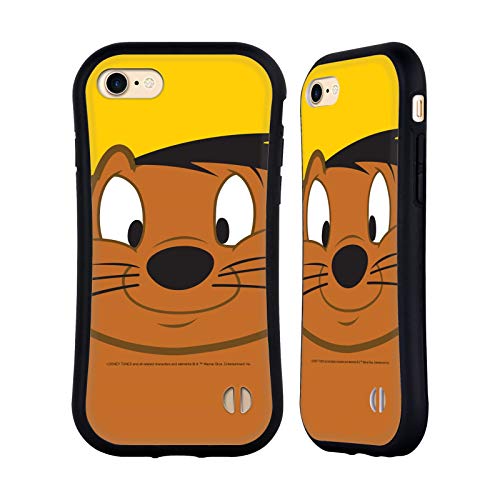 Stampe stilose e accattivanti Head Case Designs Licenza Ufficiale Looney Tunes Speedy Gonzales Volto Pieno Custodia Cover Ibrida Compatibile con Apple iPhone 7/8 / SE 2020 & 2022