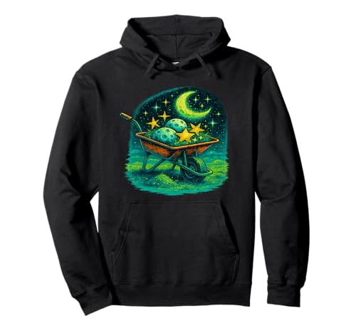 Paisajismo Celestial - Jardín cósmico, floración Astral, Surrealista Sudadera con Capucha