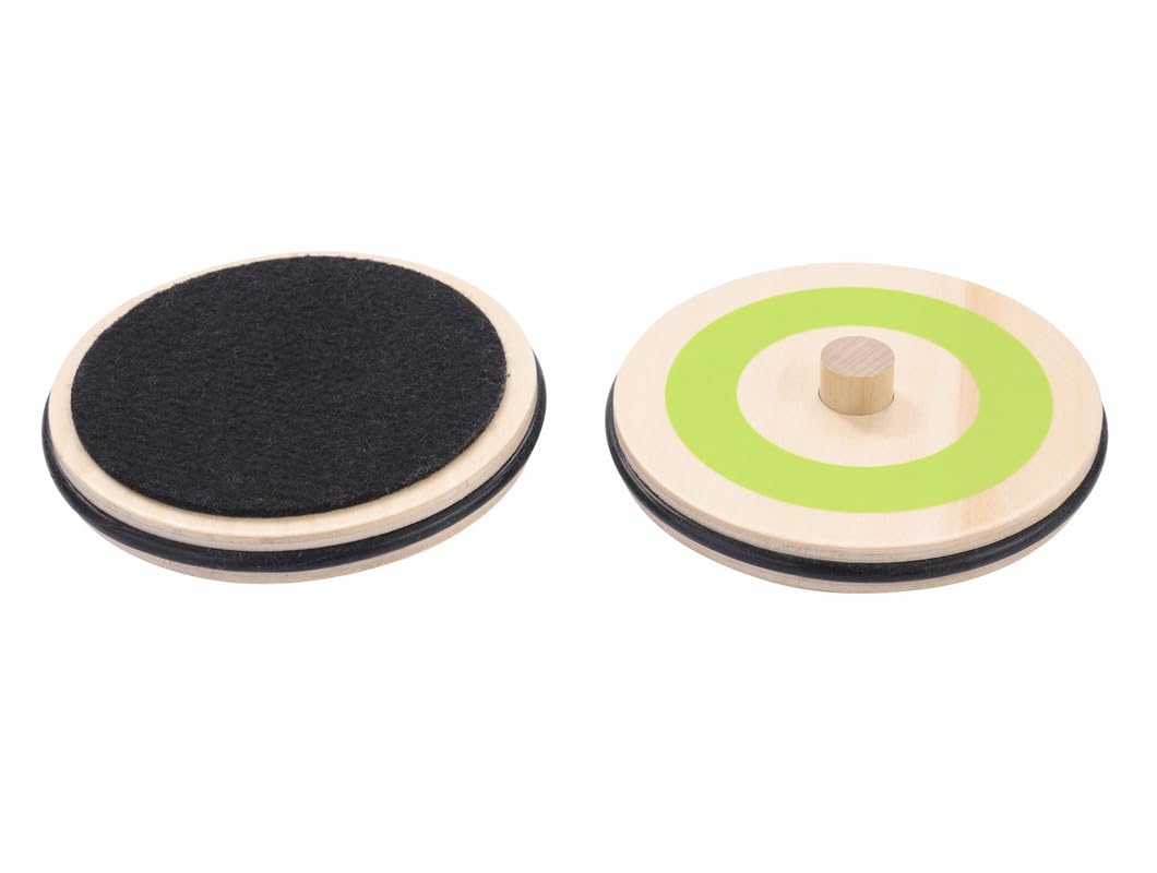 Engelhart - 606055 - Set di Curling da Tavolo in Legno - Divertimento Familiare Colorato - Ø10 cm, Altezza: 6,5 cm - +6 Anni