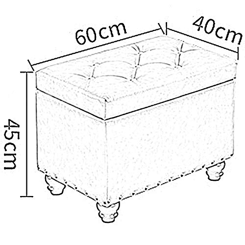 Repose-Pieds Ottoman Rectangulaire : la Solution au Désordre avec son Coffre Intégré