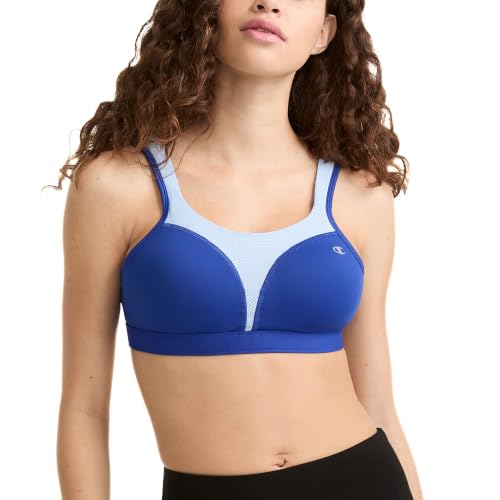 Image of Champion Women's Sports Bra, High-Impact, Maximum Support, Breathable, Moisture-Wicking Fabric