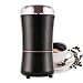 Produktbild AONCO Elektrische Kaffeemühle 400W Kaffeebohnen Nüsse Gewürze Getreide Kaffeemühle mit Edelstahlmesser, 60g Fassungsvermögen Schwarz