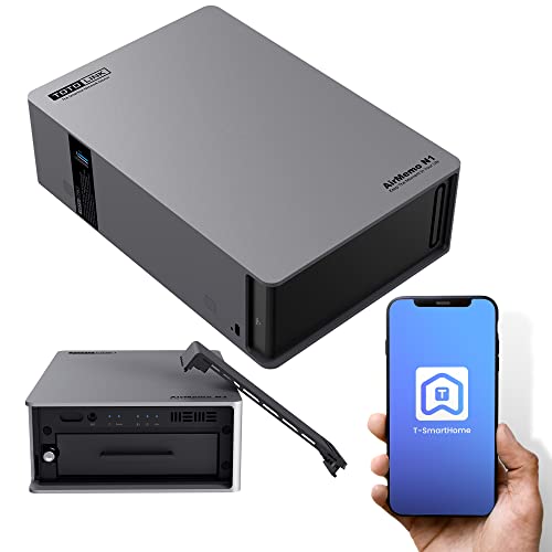 TOTOLINK Servidor NAS, 1 SATA, 2 GB de RAM, 1 RJ45 1000 MB/s, 1 USB 3.0, procesador Dual Core de 1,6 GHz, Acceso Remoto, Copia de Seguridad automática del teléfono, Almacenamiento en la Nube Personal