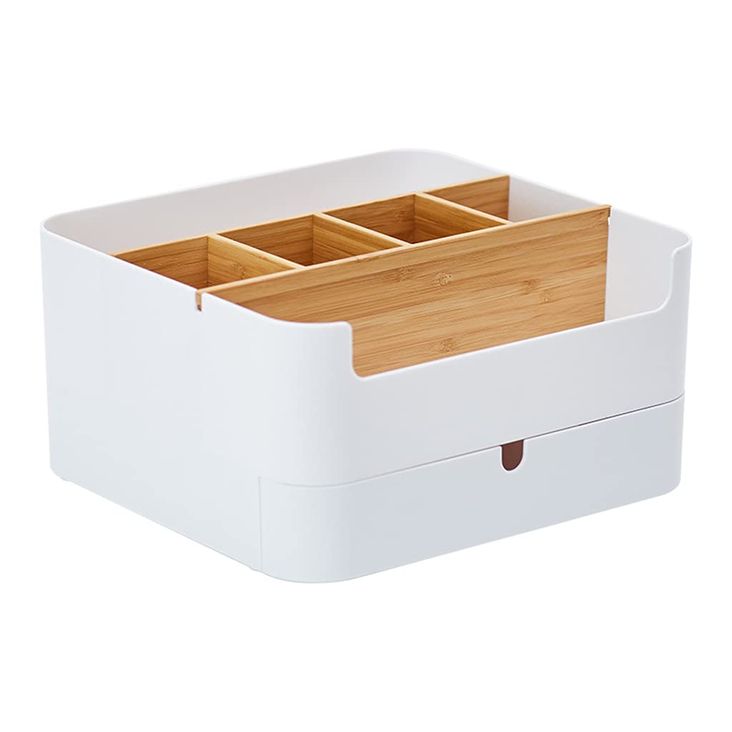 Scatola portaoggetti da scrivania a più scomparti, elegante per forniture da ufficio, oggetti essenziali e oggetti vari, supporto versatile per casa e spazio di lavoro