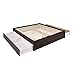 Prepac Select King 4-Post Raised Platform 4-Drawer Storage Bed, Modern King Storage Bed with Drawers 83