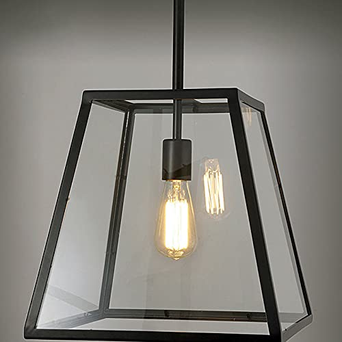 Suspension personnalité bar rétro en métal noir de style industriel country - 5