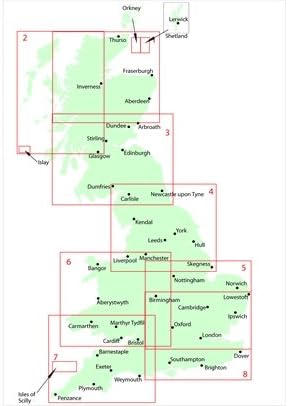 Wall Map of Wales and West Midlands - Laminated Regional Road Map 6 - Image 5