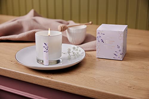 Thymes Aromatic Jar Candle - Lavender Honey Scented Candle For A Warm Home Fragrance - Matte White Candles (7.5 Oz) #TOP1