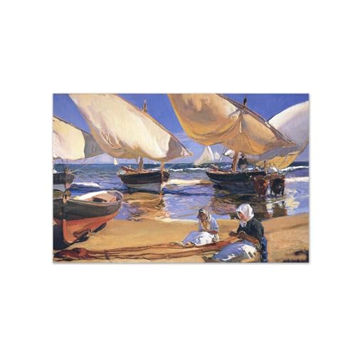 Impression image sur toile Joaquin Sorolla reproduction célèbre 120x80