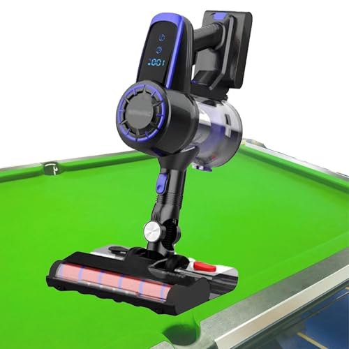 DJCDDM Billiard Table Cloth Cleaner, 240w Electric Billiard Table Cloth Cleaning Machine, 22kpa Strong Suction & 2 Levels Adjustable, Used for Cleaning Pool Tables and Car Seats(Blue)