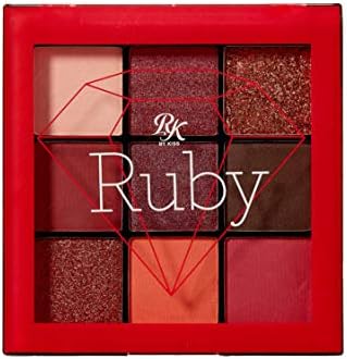 Ruby Kisses Eye Shadow Palette, 9 Shadows (1 PACK, Ruby)