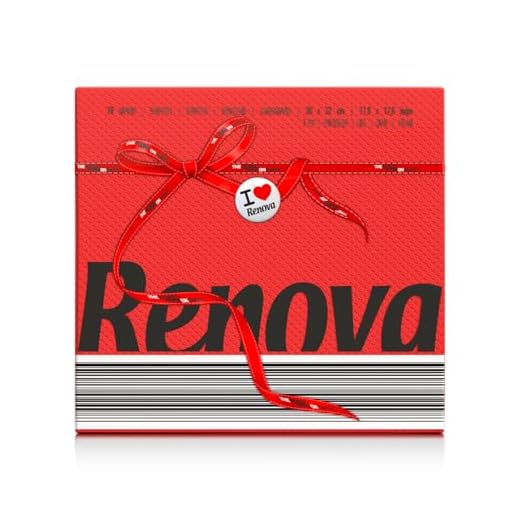 Renova Servilletas de papel Red Label Roja - 70 servilletas