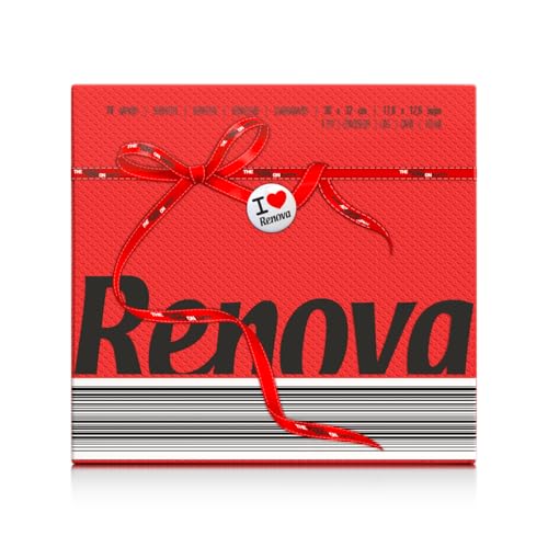 Renova Servilletas de papel Red Label Roja - 70 servilletas