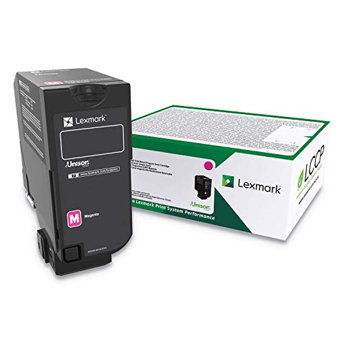Image of Lexmark High Yield Magenta Return Program Toner Cartridge for US Government, 12000 Yield (74C0HMG)