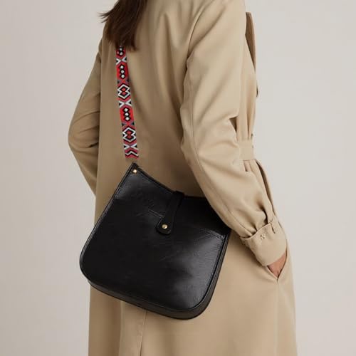Kaket Leather Crossbody Bags for Women, Trendy Vegan Crossbody Purse, Women's Shoulder Bag with Adjustable Strap2