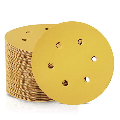 SPEEDWOX サンドペーパー サンディングペーパー #800 φ152mm 6穴あり 丸型 100枚入り セット マジック式 やすり ディスクペーパー ランダムサンダー用ペーパー エアーサンダー丸パッド用 研磨