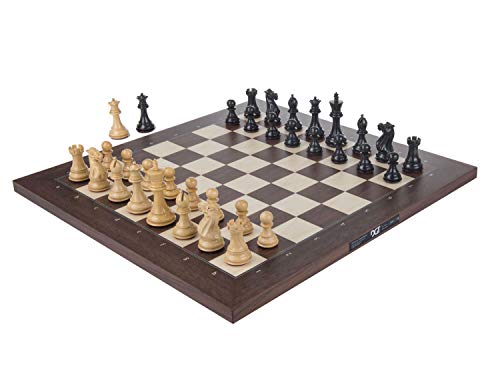 DGT Bluetooth Rosewood e-Board with Classic WIEGHTED Pieces PI + Carrying Bag