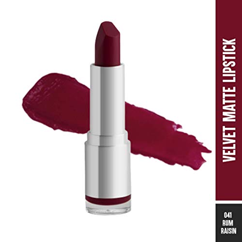 Image of Colorbar Velvet Matte Lipstick, Rum Raisin, 4.2g and Colorbar Nail Polish Remover, 110ml