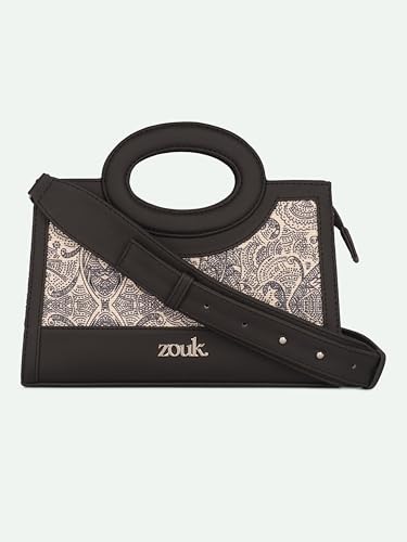 Image of ZOUK Zoe Sling Bag | Stylish Women's Crossbody Bags | Purse | Detachable Strap | Water-Resistant | Trendy Girls Side Bag | Compact & Chic