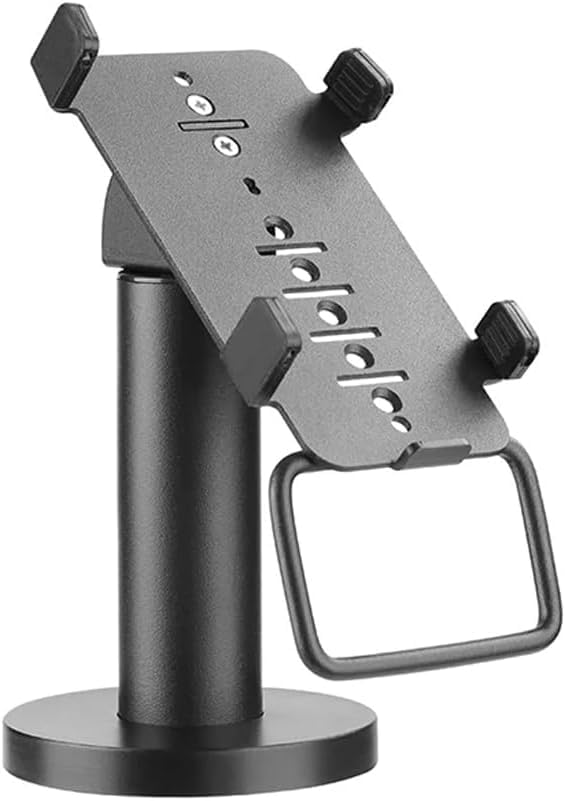 AWH SH-005PS - Ergonomic Swivel & Tilt Credit Card Terminal Stand for Verifone Vx820: Secure and Adjustable Point-of-Sale Convenience - BLACK