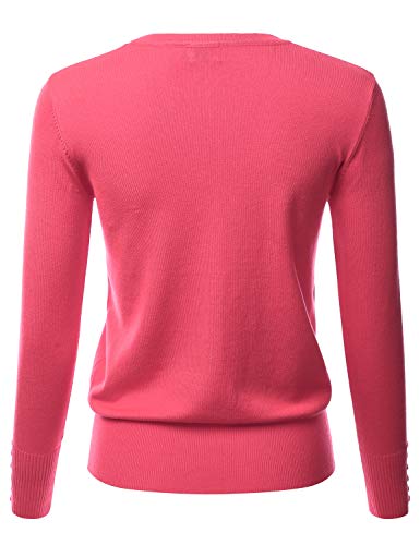 Image of LALABEE Women's V-Neck Long Sleeve Button Down Sweater Cardigan Soft Knit(S-XXL)