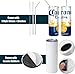 ROTERSTEIN 12 Pack 20 oz Sublimation Tumbler Set Double Walled Stainless Steel Skinny Straight Blank Tumbler Sublimation Cup with Lid, Straw, Shrink Wrap, Rubber Base for Heat Transfer Heat Press