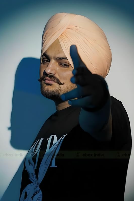 Sidhu Moose Wala Poster for Room Wall Decortation, Size - 12 X 18 inches || EB ART 11128