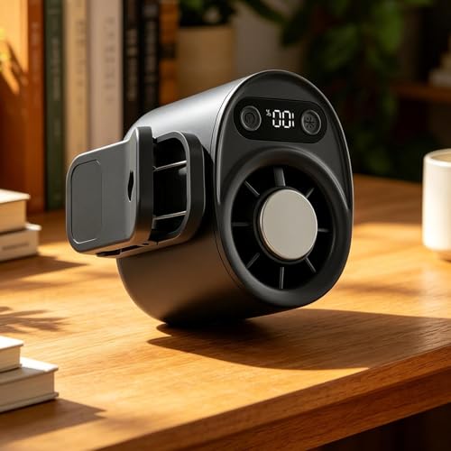 Ventilateur USB portable à clip idéal pour le camping et la plage - 4