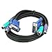 3-in-1 PS/2 & VGA M/M KVM Switch Computer Cable Set