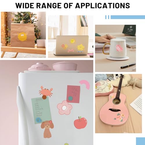 GLOBLELAND 30 Blatt A4 selbstklebendes Bedruckbares Washi Aufkleberpapier Halbtransparent Bedruckbarer Washi Aufkleber Für Tintenstrahldrucker DIY Fotoalbum Tagebuch Scrapbook Dekoration 8.3X11.7