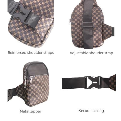 Mini Sling Bag for Men and Women, Small Crossbody Bag Trendy, Casual Waterproof Phone Chest Bag for Travel4