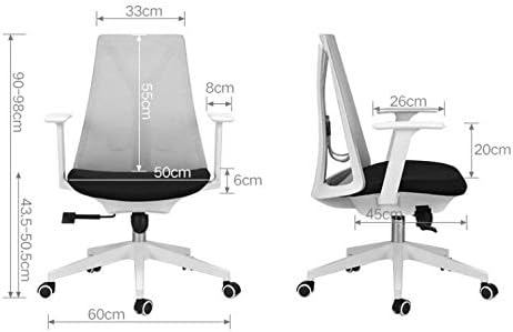 Miniatura 3 de Silla de computadora, silla de oficina en casa, silla de estudio, silla de dormitorio, respaldo elevador, silla cómoda de ingeniería sedentaria