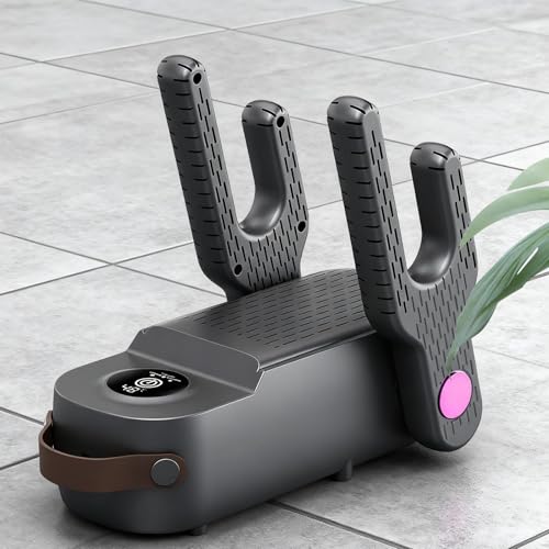 Sèche-chaussures pliable et support chauffant pour bottes avec minuteur - 3