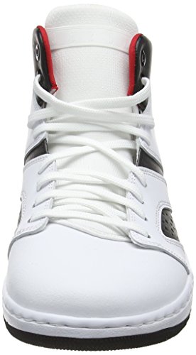 Jordan Flight Legend White/Gym Red-Black2