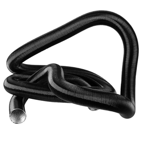 Flexibler Heizungs-Luftauslassk, 25 mm, schwarzes Aluminiumfolienrohr für Diesel-Standheizung für Webasto (500 cm)