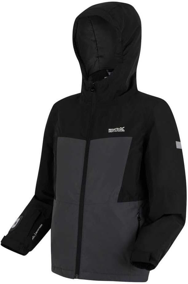 Regatta Kids Beamz Waterproof Jacket Reflective Edges Insulated Breathable Winter Coat