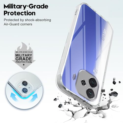 Image of Jkobi Back Cover for Vivo iQOO Neo 10R (Silicone Clear Shockproof Case with Camera Protection | Soft and Flexible | Transparent)