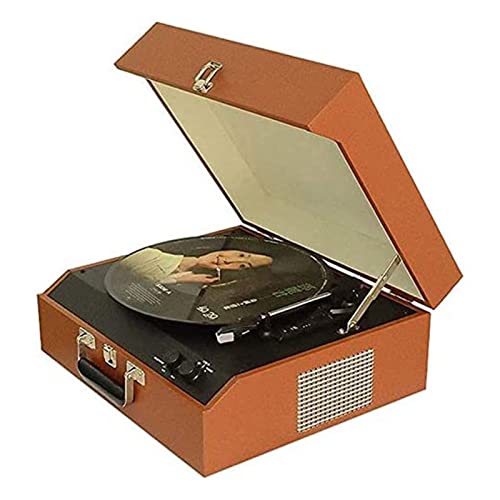 Tourne-Disque Portable Bluetooth Vintage à 3 Vitesses avec Haut-parleurs intégrés | Plateau tournant amélioré AUD - Les Beatles, Paul McCartney, John Lennon, RIngo Starr, George Harrison Tourne-Disque Portable Bluetooth Vintage à 3 Vitesses avec Haut-parleurs intégrés | Plateau tournant amélioré AUD