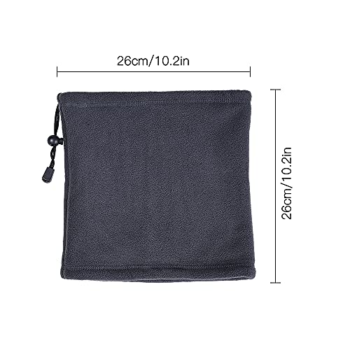 lifcasual Gorro de lã de dupla camada com cordão esporte de inverno gorro quente cachecol gorro para