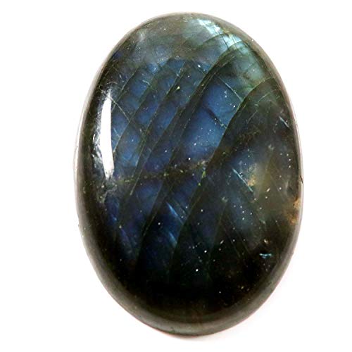 Cabochon en labradorite naturelle ovale 77,2 carats de prestige