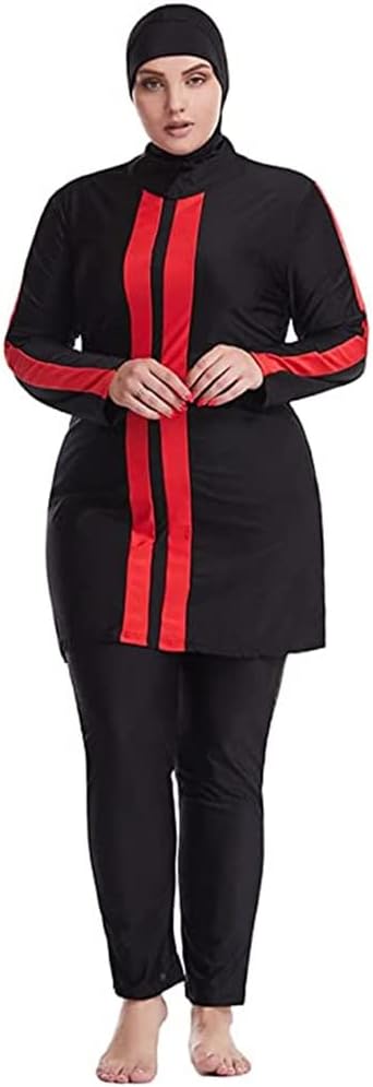 TianMaiGeLun Muslim Swimsuit for Women and Girls Islamic Swimwear Modesty Burkini Beachwear Tankini Swimming Suit
